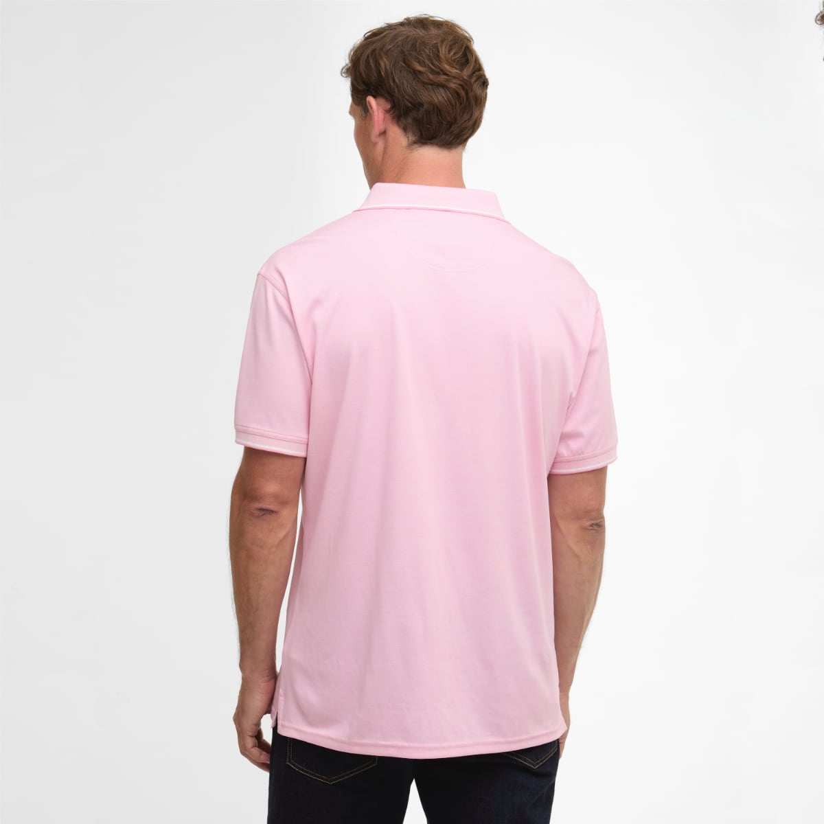 Barbour Heydon Performance Men's Polo Shirt | Pink