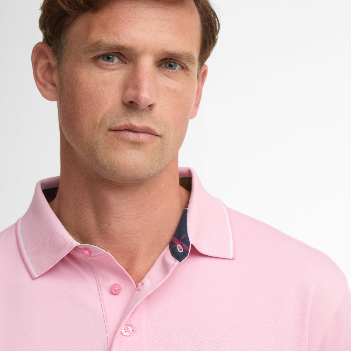 Barbour Heydon Performance Men's Polo Shirt | Pink