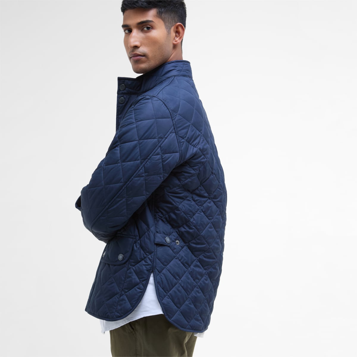 Barbour Lowerdale Quilted Men's Jacket | Navy