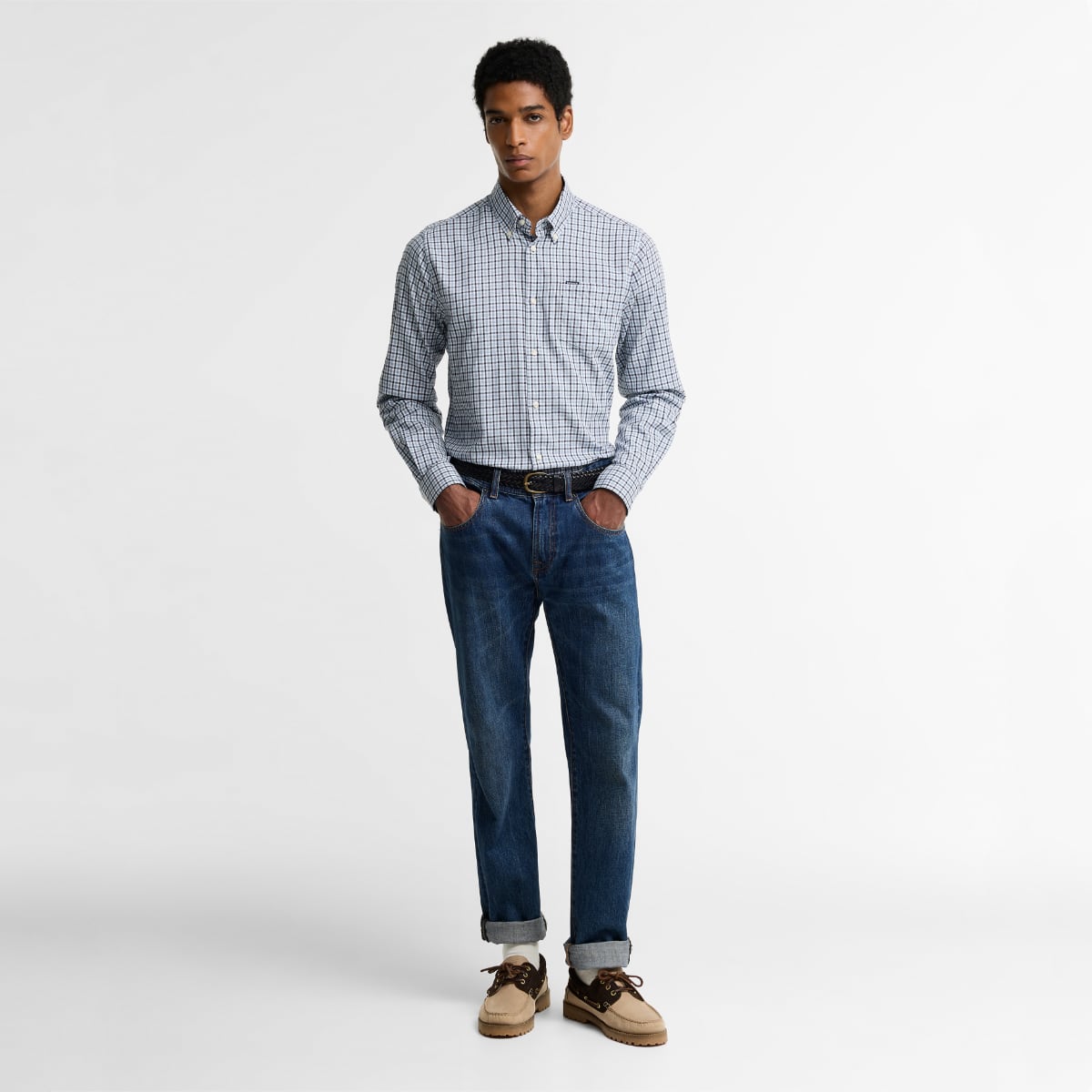 Barbour Padshaw Tailored Fit Men's Shirt | Blue
