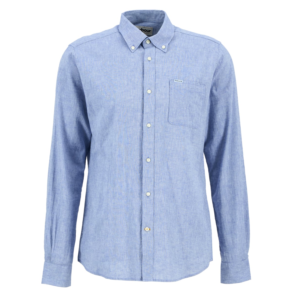 Barbour Nelson Long-Sleeve Tailored Fit Men's Shirt | Blue