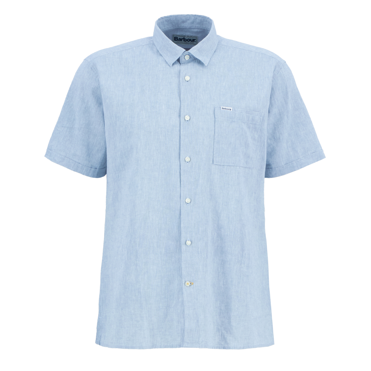 Barbour Nelson Short Sleeve Regular Fit Men's Shirt | Lead