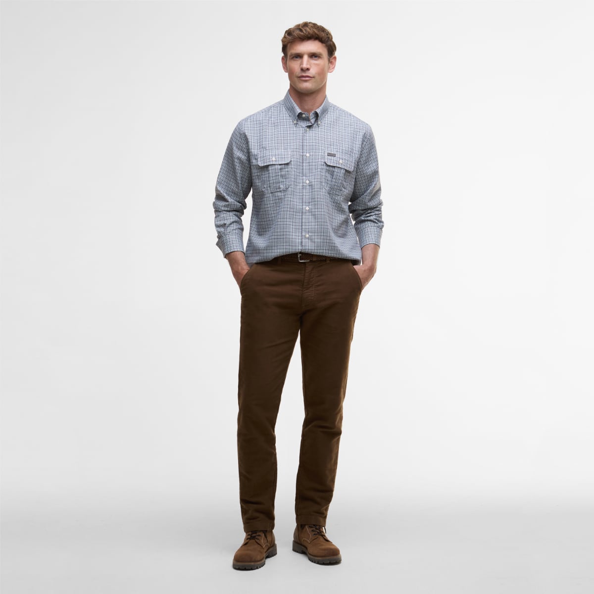 Barbour Fenn Regular Fit Men's Shirt | Mallard Green