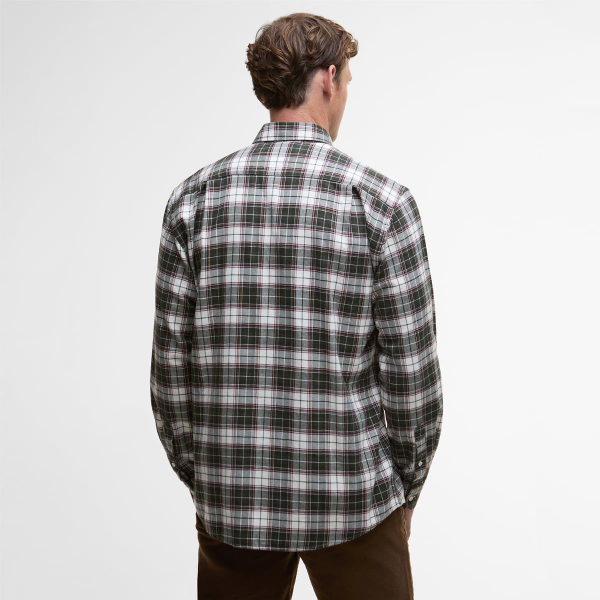 Barbour Telfield Regular Fit Men's Shirt | Olive