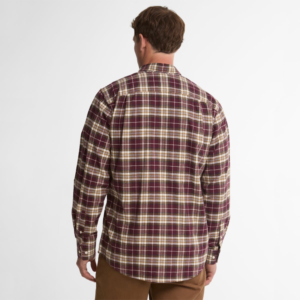 Barbour Telfield Regular Fit Men's Shirt | Dark Bordeaux