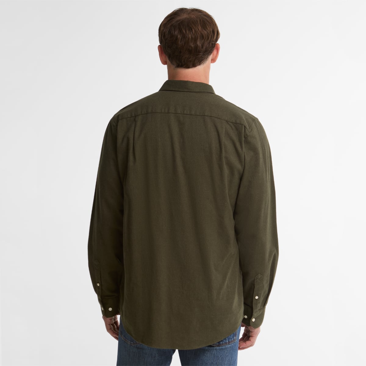 Barbour Sparrowhill Regular Fit Men's Shirt | Olive