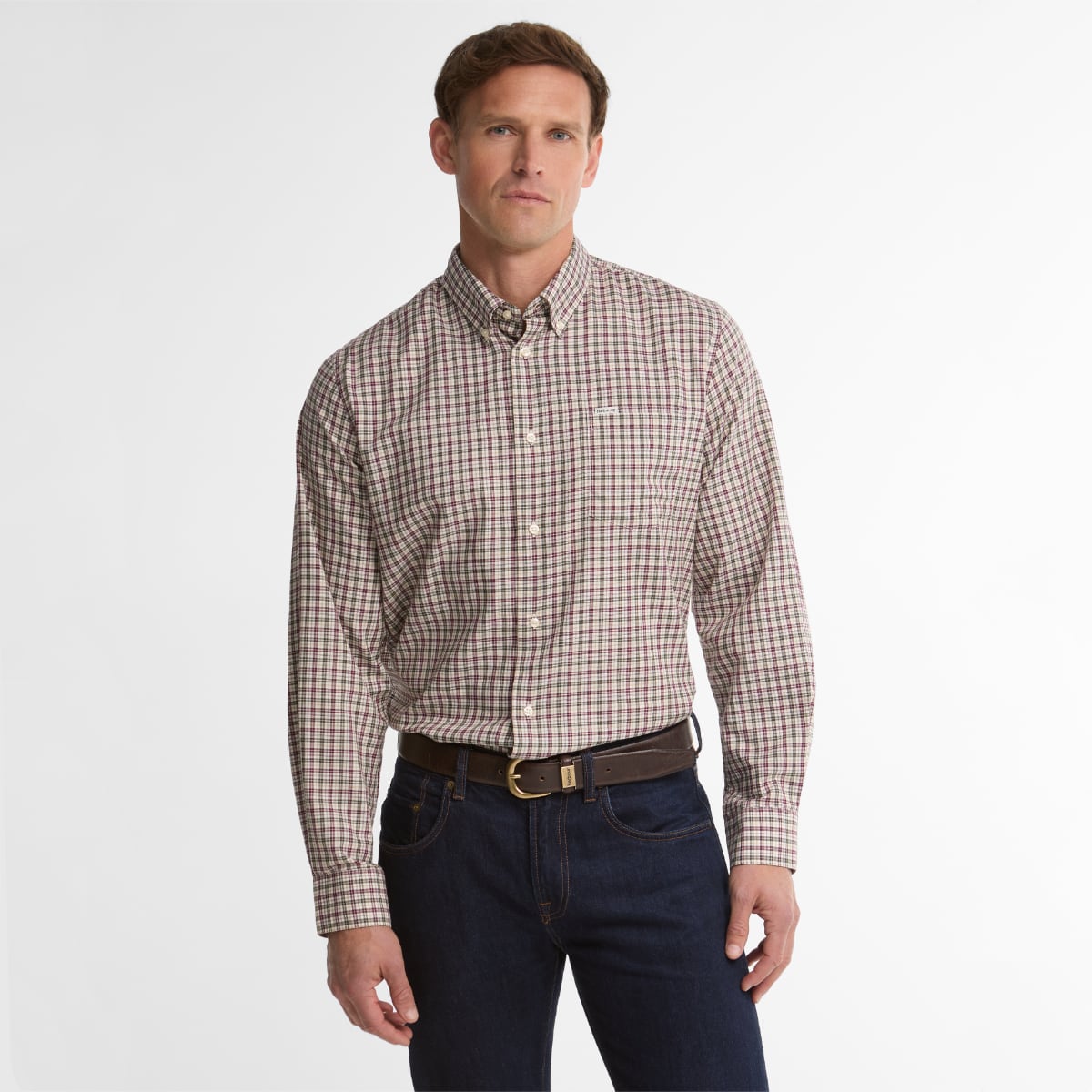 Barbour William Regular Fit Men's Shirt | Olive