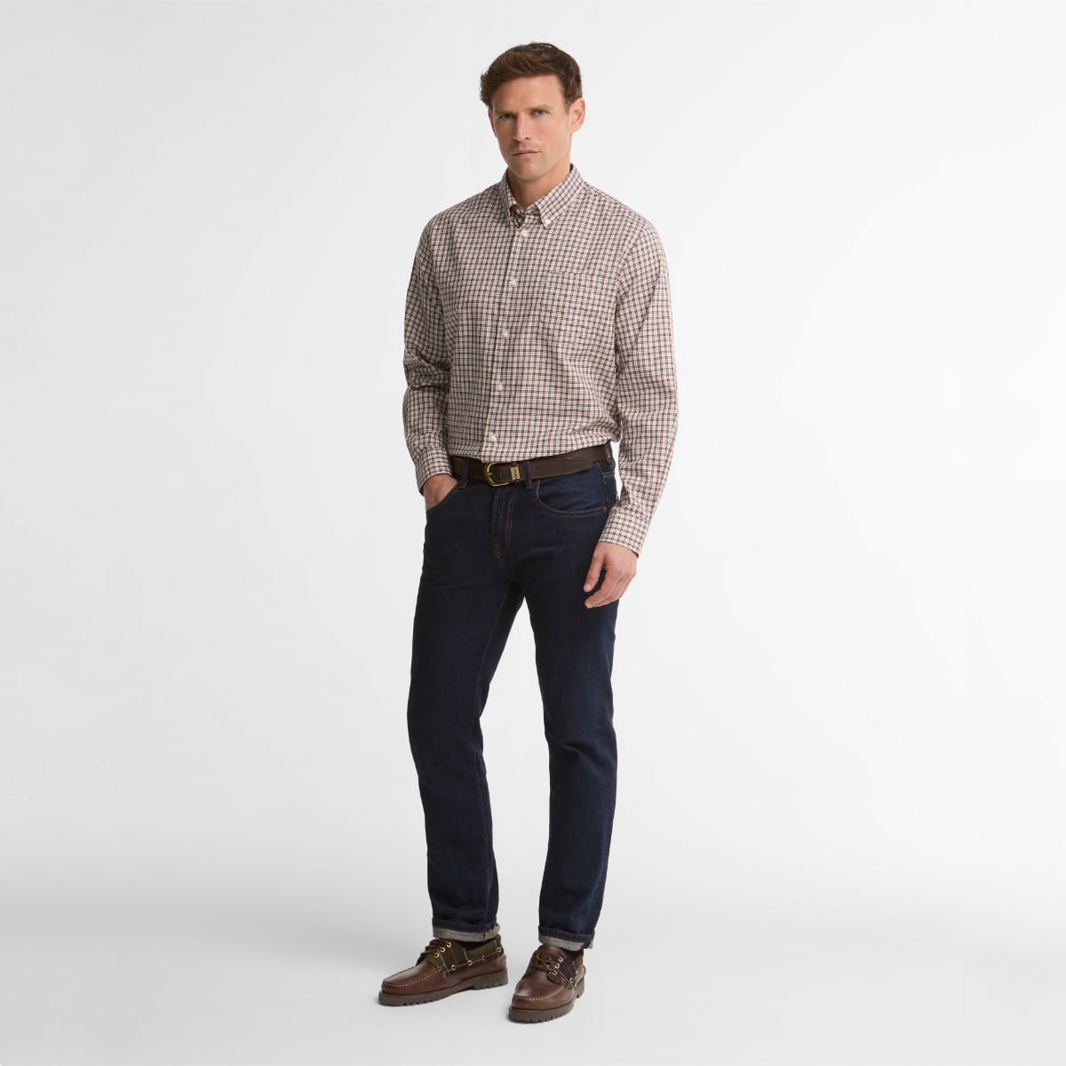 Barbour William Regular Fit Men's Shirt | Olive