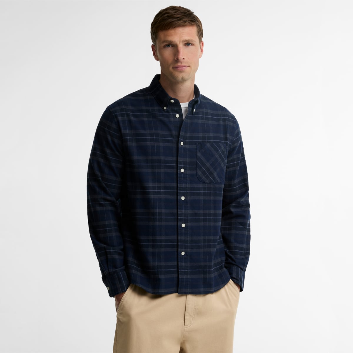 Barbour Mineral Authentic Fit Men's Shirt | Midnight Loch