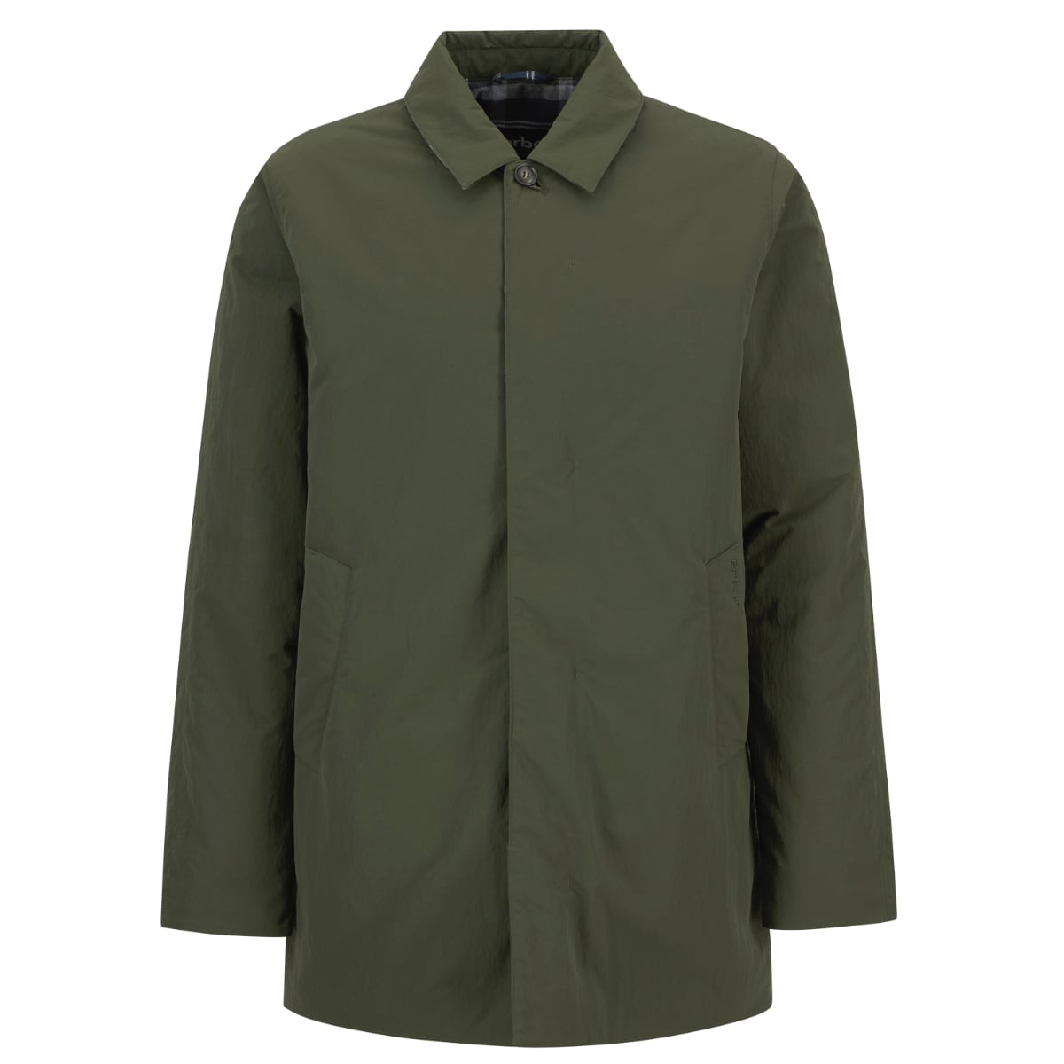 Barbour Wadded Lorden Showerproof Men's Mac | Olive