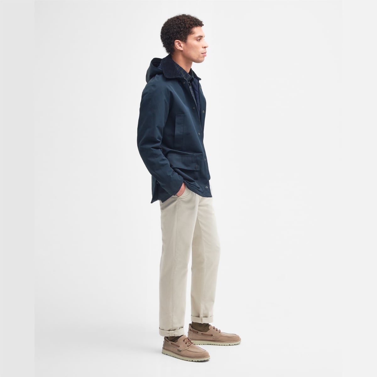 Barbour Winter Ashby Waterproof Men's Jacket | Navy
