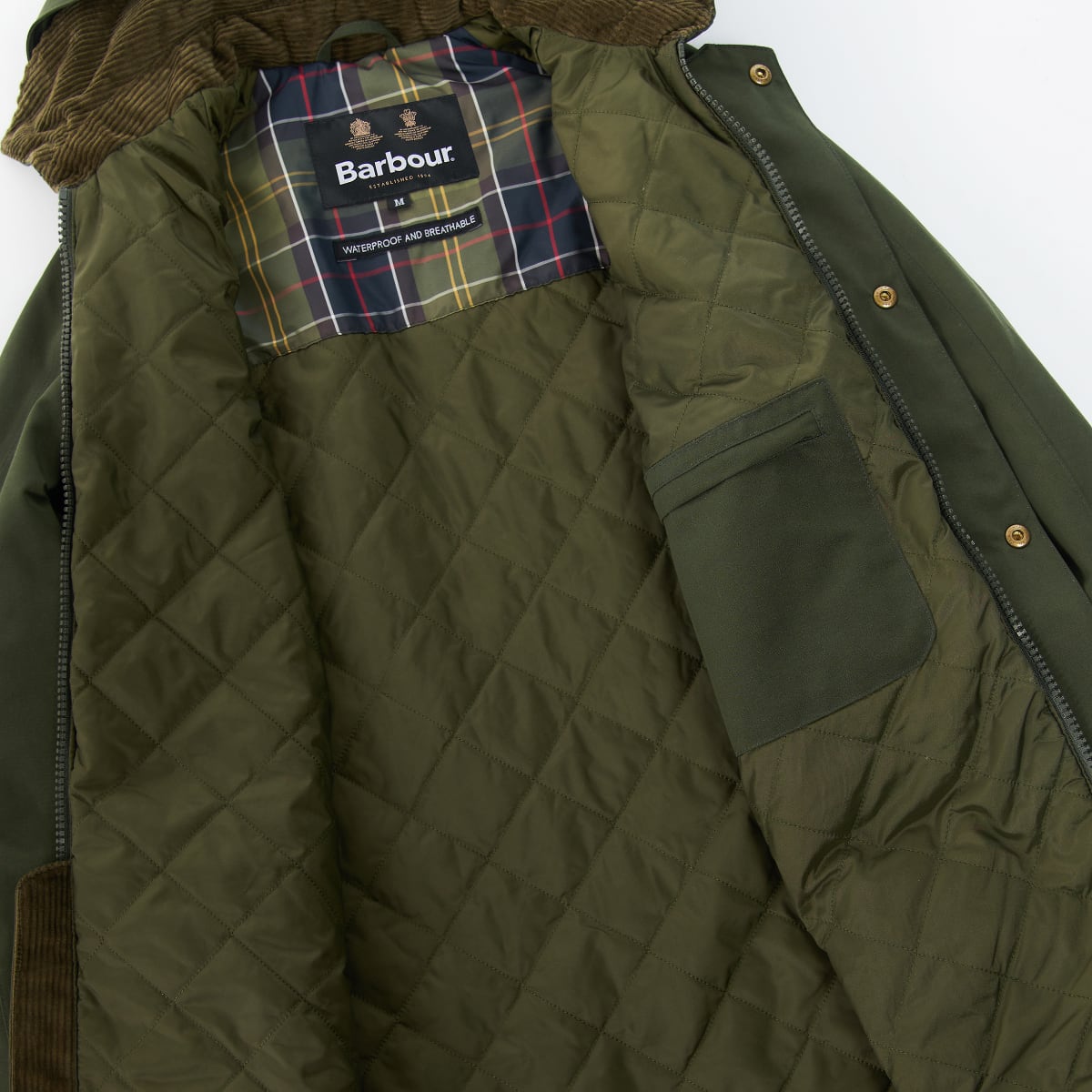 Barbour Winter Ashby Waterproof Men's Jacket | Sage