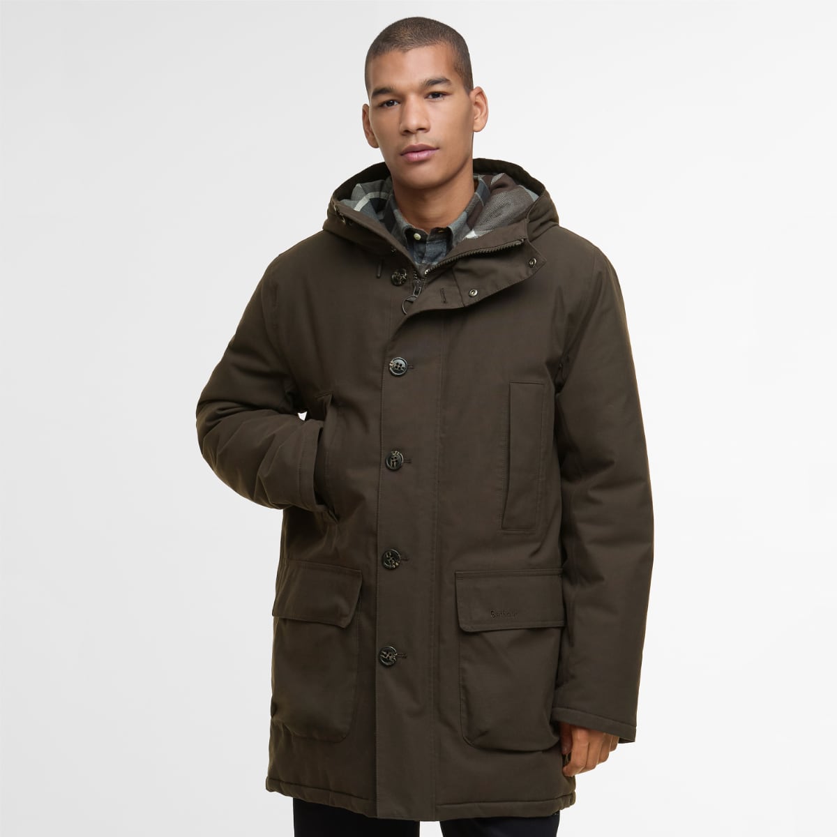 ROKU別注　Barbour OS BEAUFORT Barbour Winter Beaufort Waterproof Men's Jacket | Black Oak