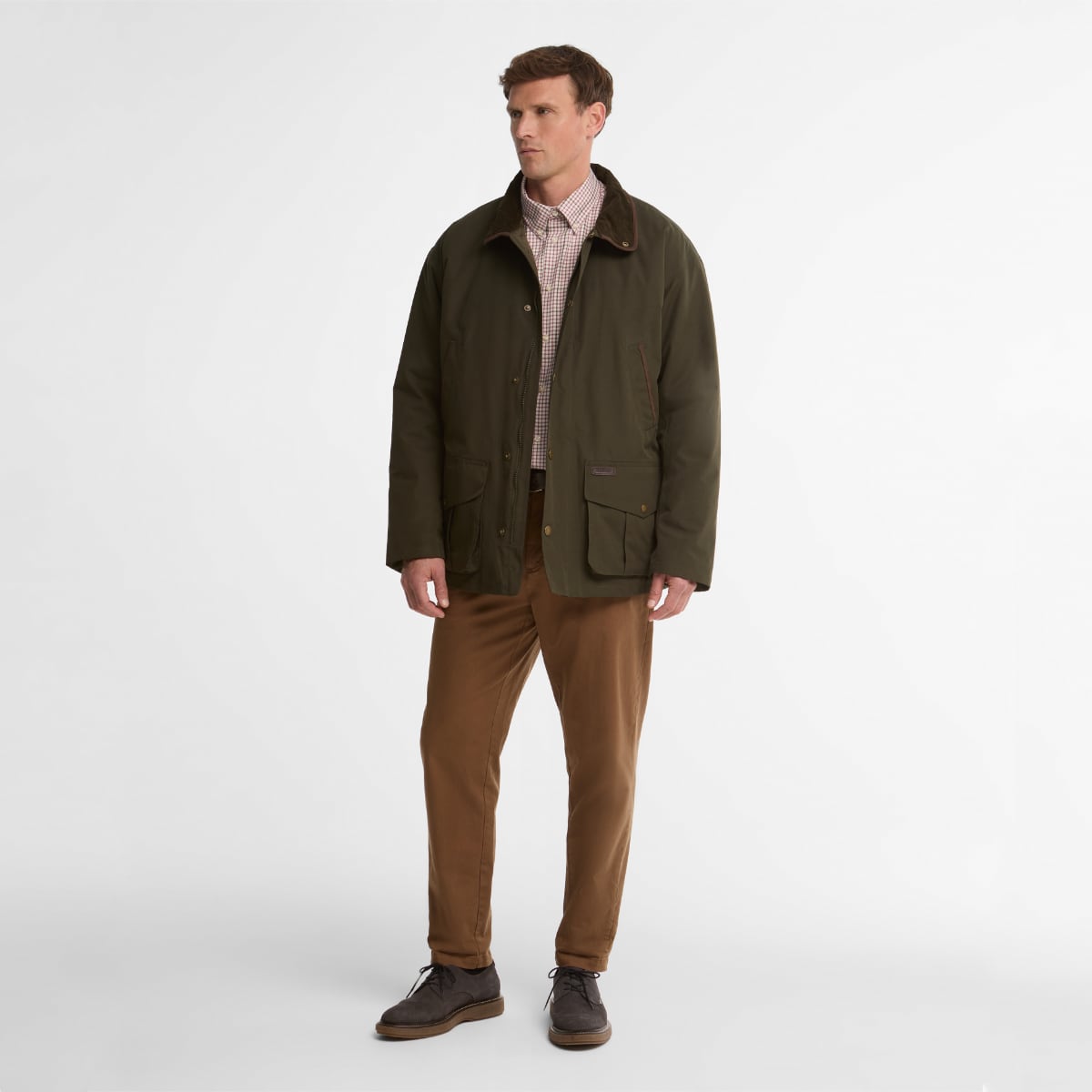 Barbour Bromfield Waterproof Men's Jacket | Dark Olive