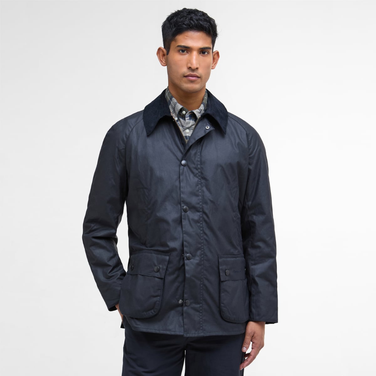 Barbour Ashby Men's Waxed Jacket | Navy