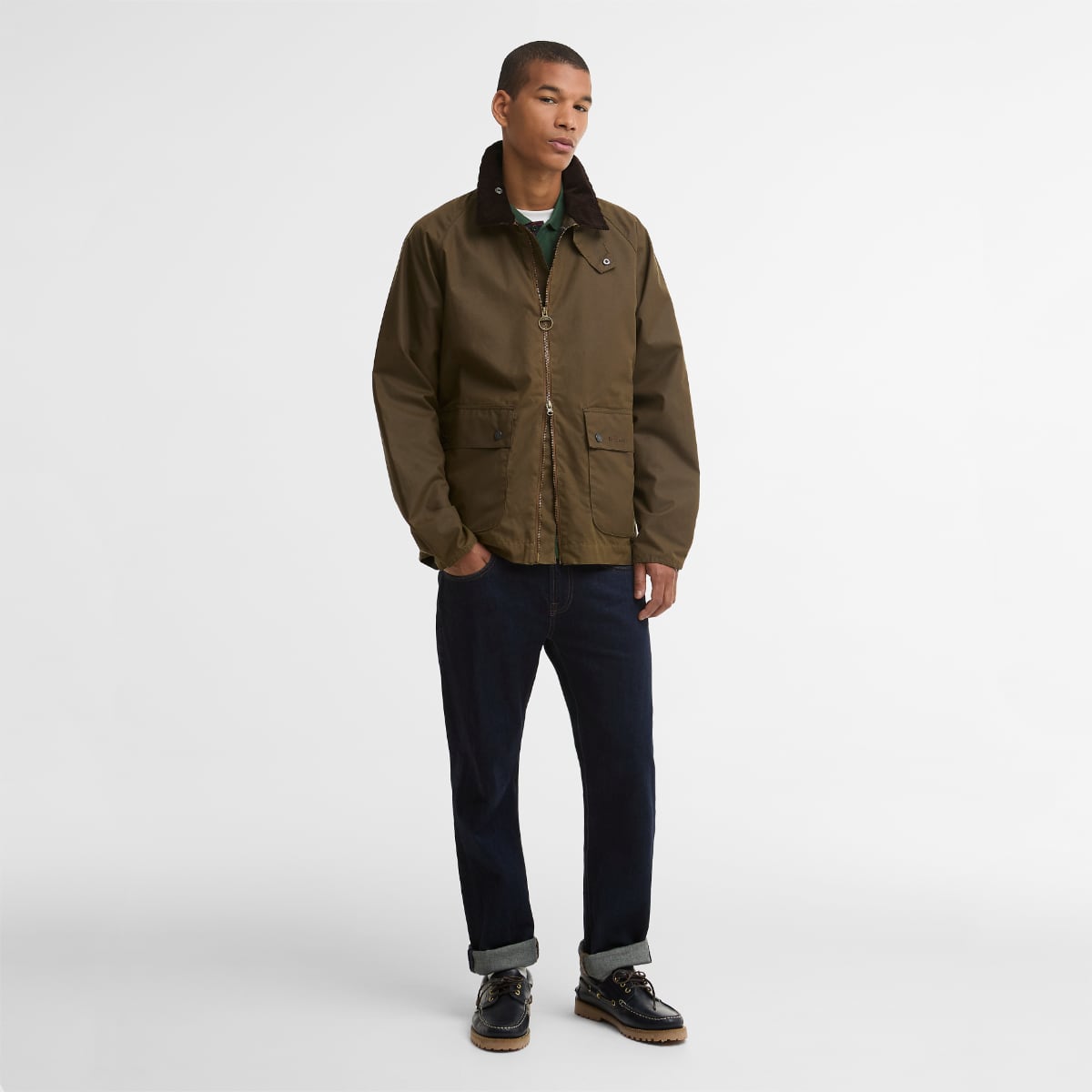 Barbour Bedale SHORT Men's Waxed Jacket | Brown