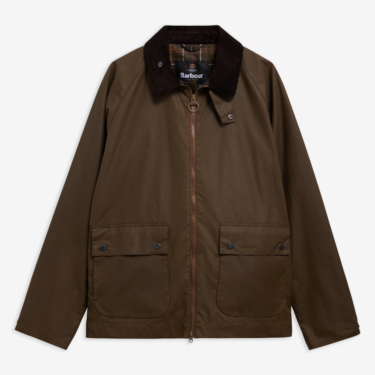 Barbour Bedale SHORT Men's Waxed Jacket | Brown