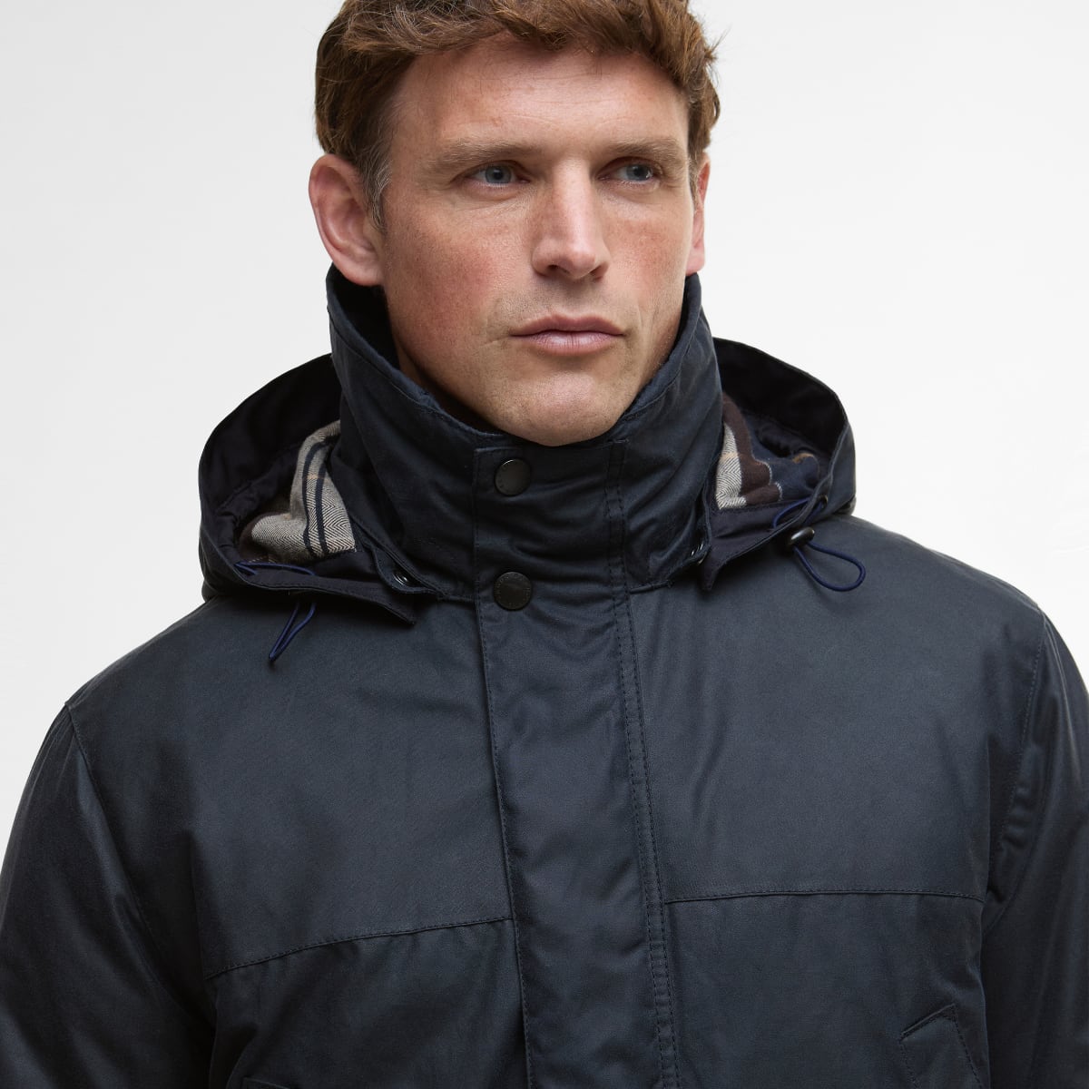 Barbour Bleaberry Men's Waxed Jacket | Navy