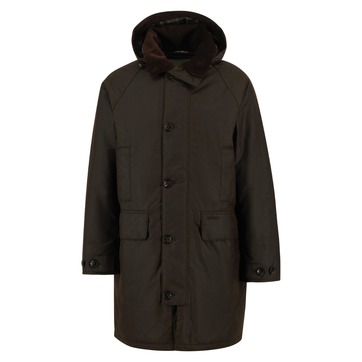 Barbour Beaudale Trench Men's Waxed Jacket | Dark Brown