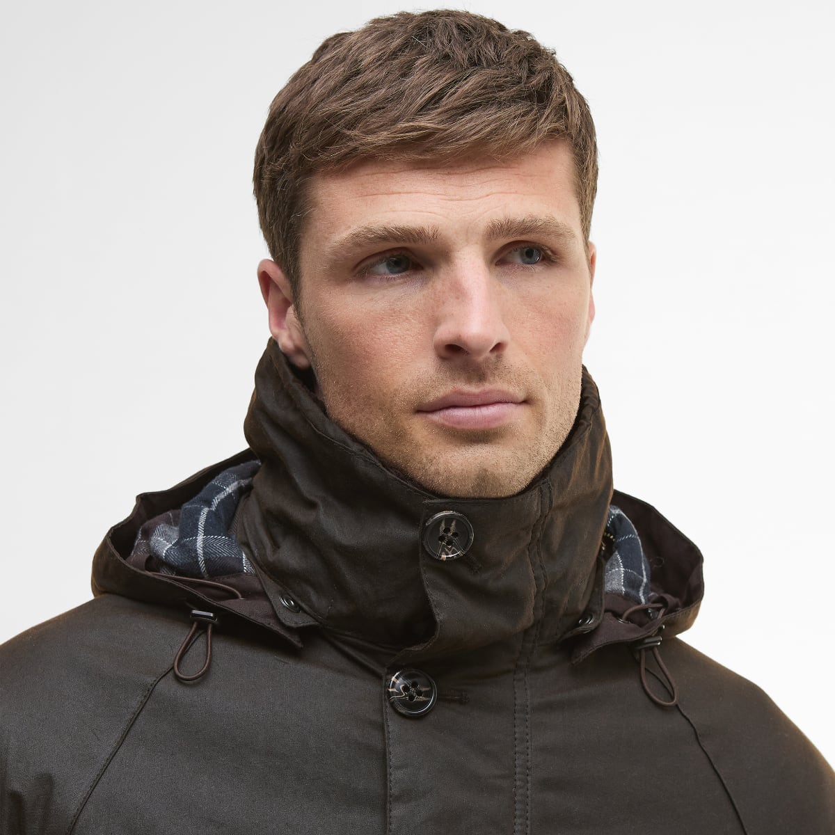 Barbour Beaudale Trench Men's Waxed Jacket | Dark Brown