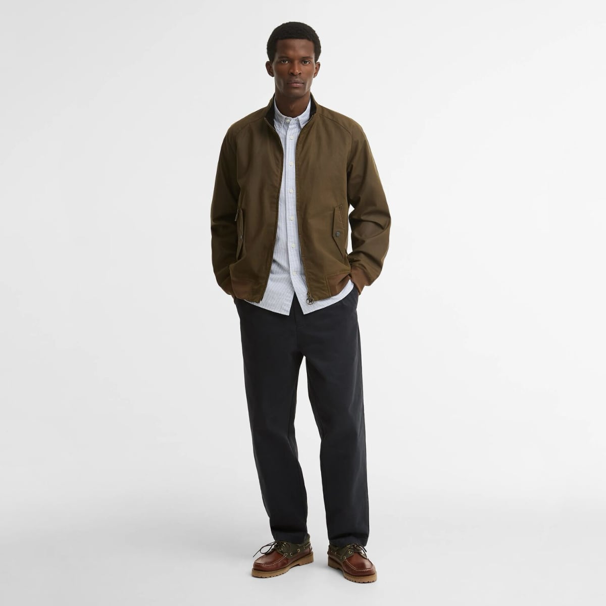 Barbour Chelsea Blouson Men's Waxed Jacket | Brown