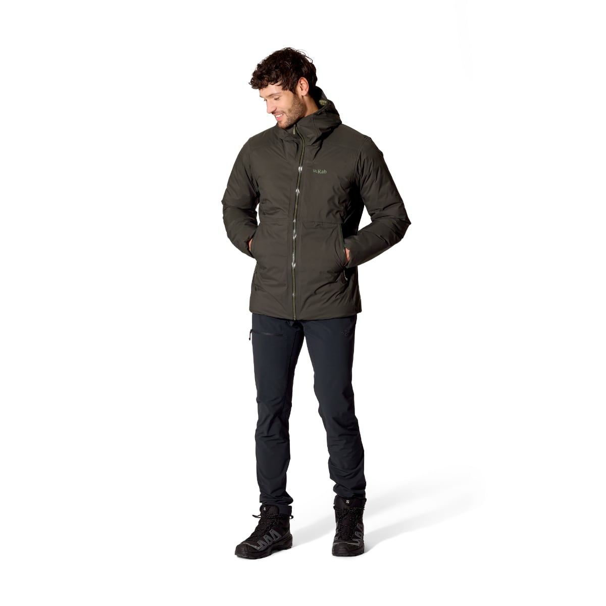 Rab Microlight Shield Waterproof Down Men's Jacket | Dark Army (Copy)