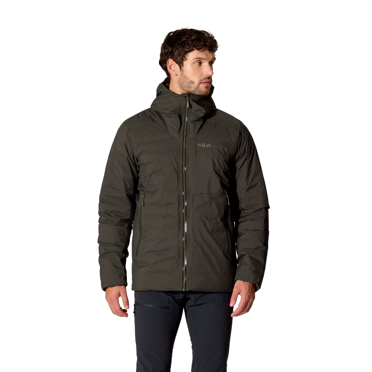 Rab Microlight Shield Waterproof Down Men's Jacket | Dark Army (Copy)
