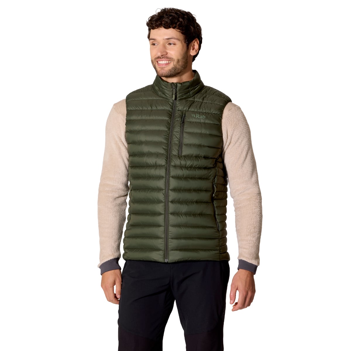 Rab Microlight Down Men's Vest | Army