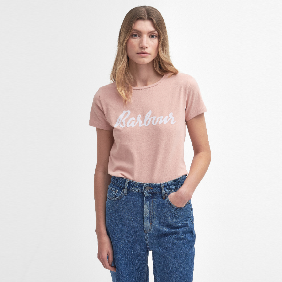 Barbour Otterburn Women s Tee Misty Rose