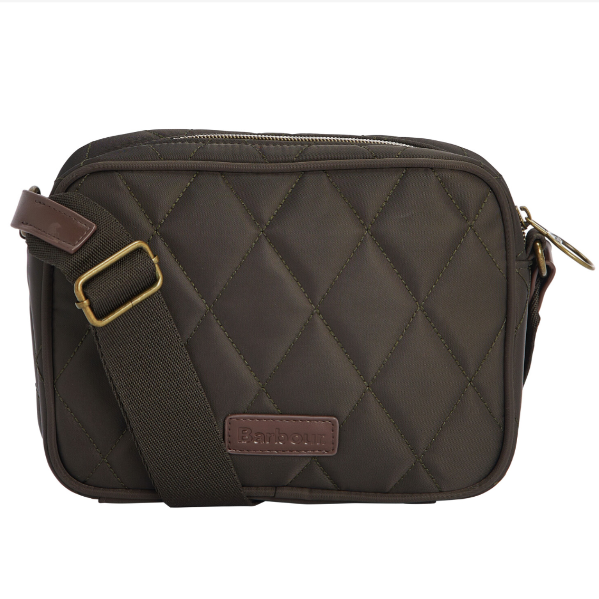 Barbour Quilted Crossbody Bag Olive