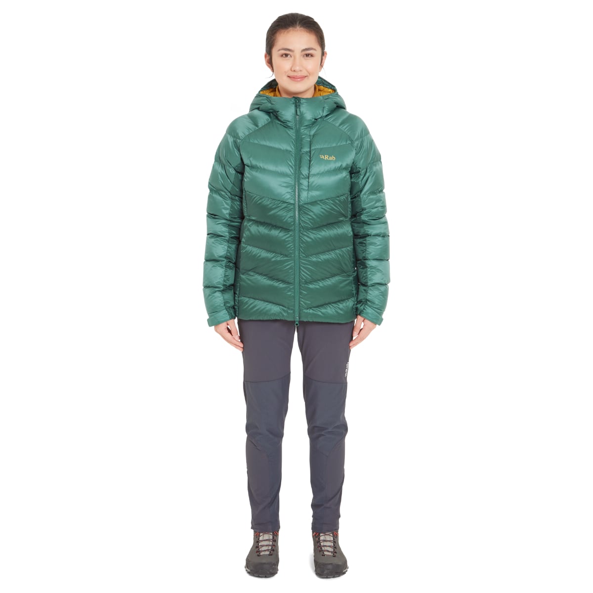 Rab Glaceon Pro Insulated Women's Jacket | Eucalyptus - Green Slate