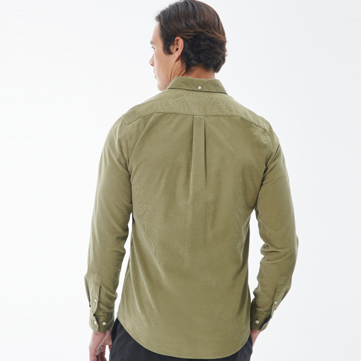 Barbour Ramsey Tailored Fit Men's Shirt | Bleached Olive