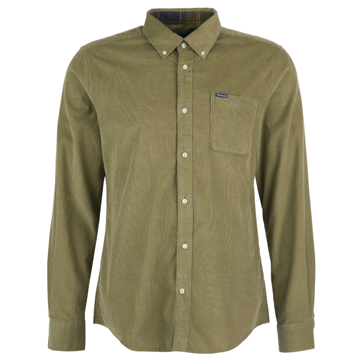 Barbour Ramsey Tailored Fit Men's Shirt | Bleached Olive