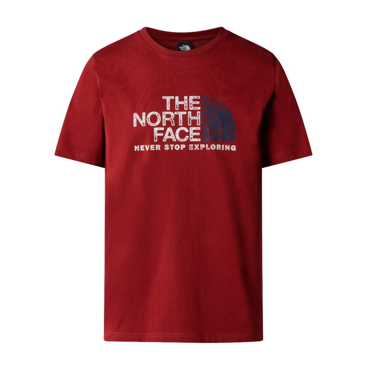 The North Face Rust Men s T Shirt Iron Red