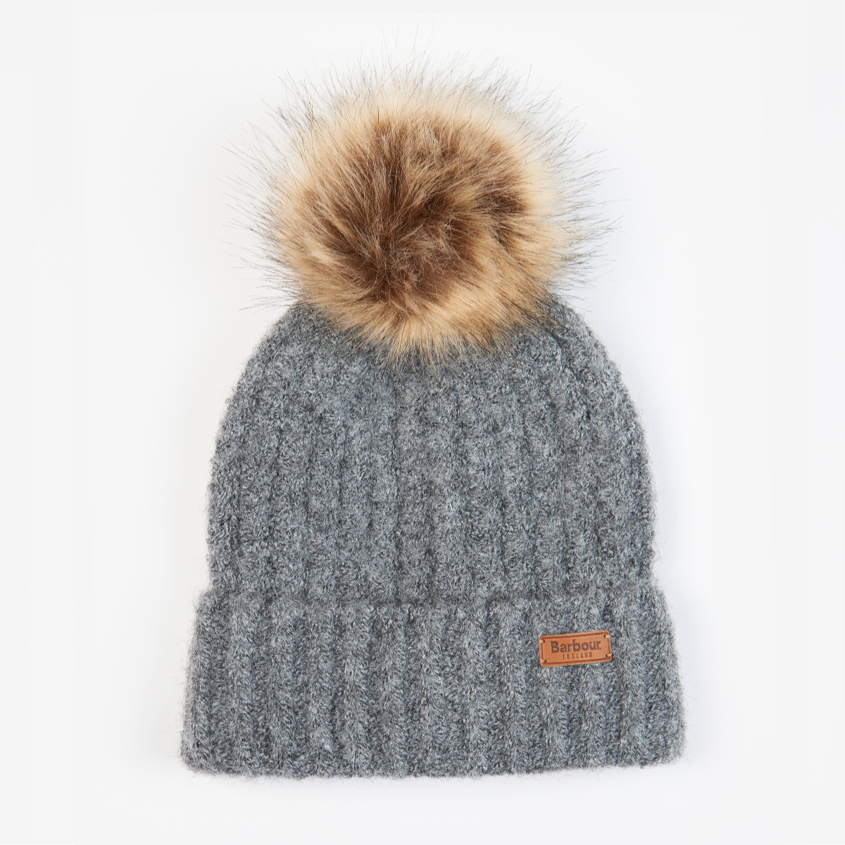 Barbour Saltburn Beanie & Scarf Set | Grey