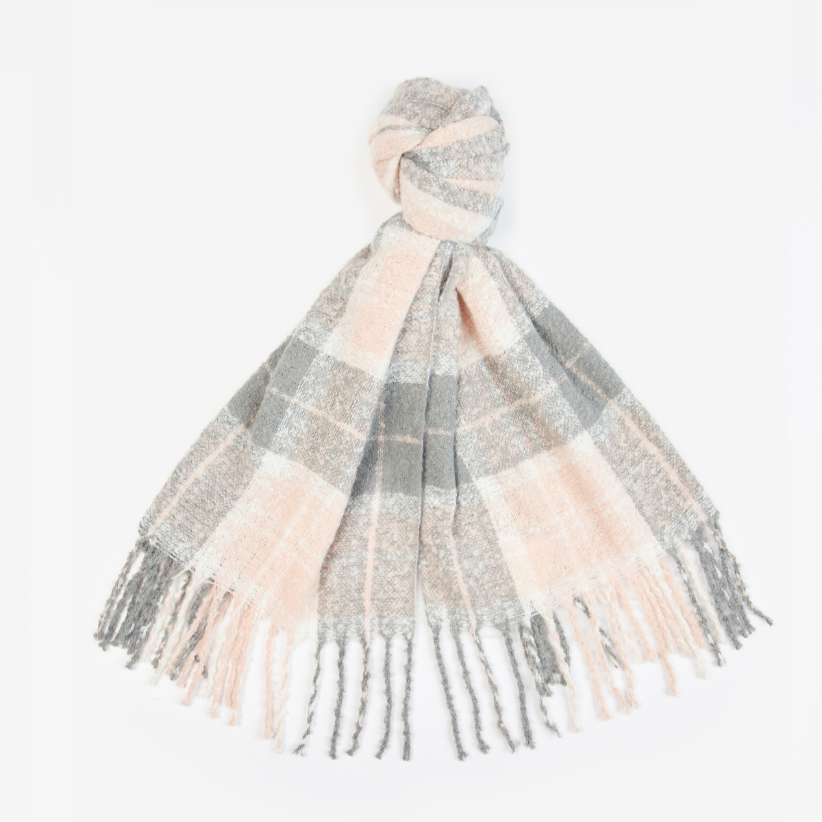 Barbour Saltburn Beanie & Scarf Set | Grey