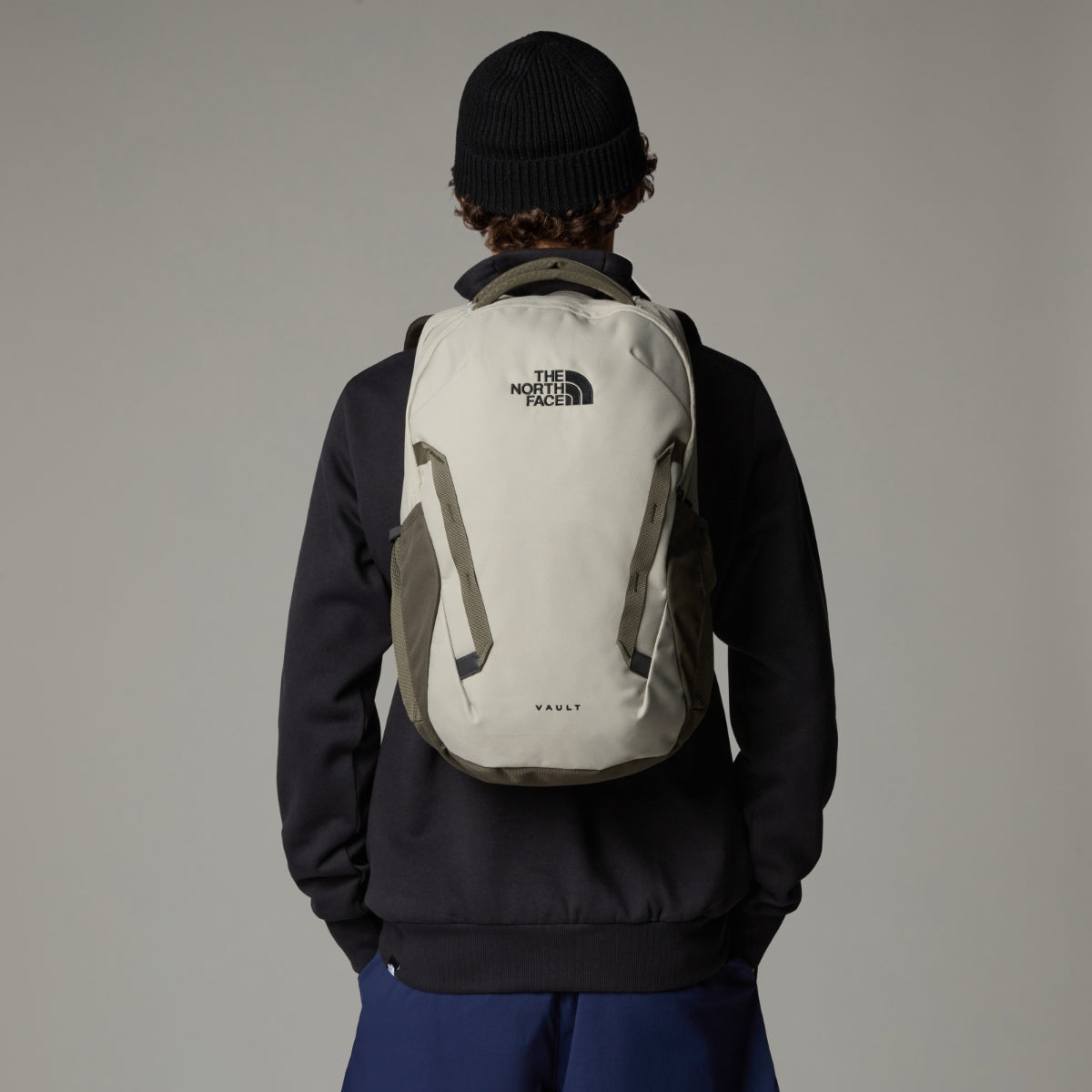 The North Face Vault Backpack | Clay Grey-New Taupe Green