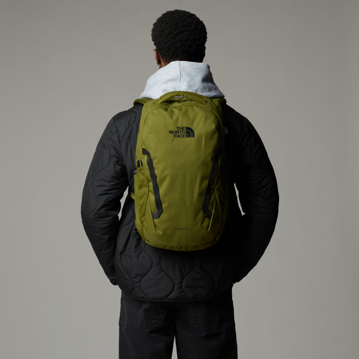The North Face Vault Backpack | Forest Olive Light Heather-TNF Black-NPF