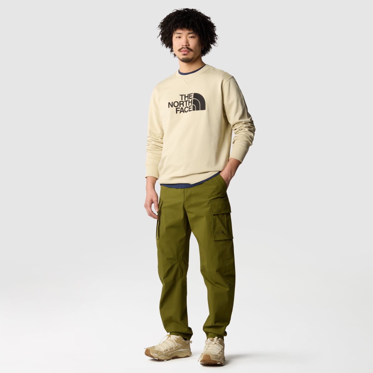 The North Face Drew Peak Crew Light Men's Top | Gravel