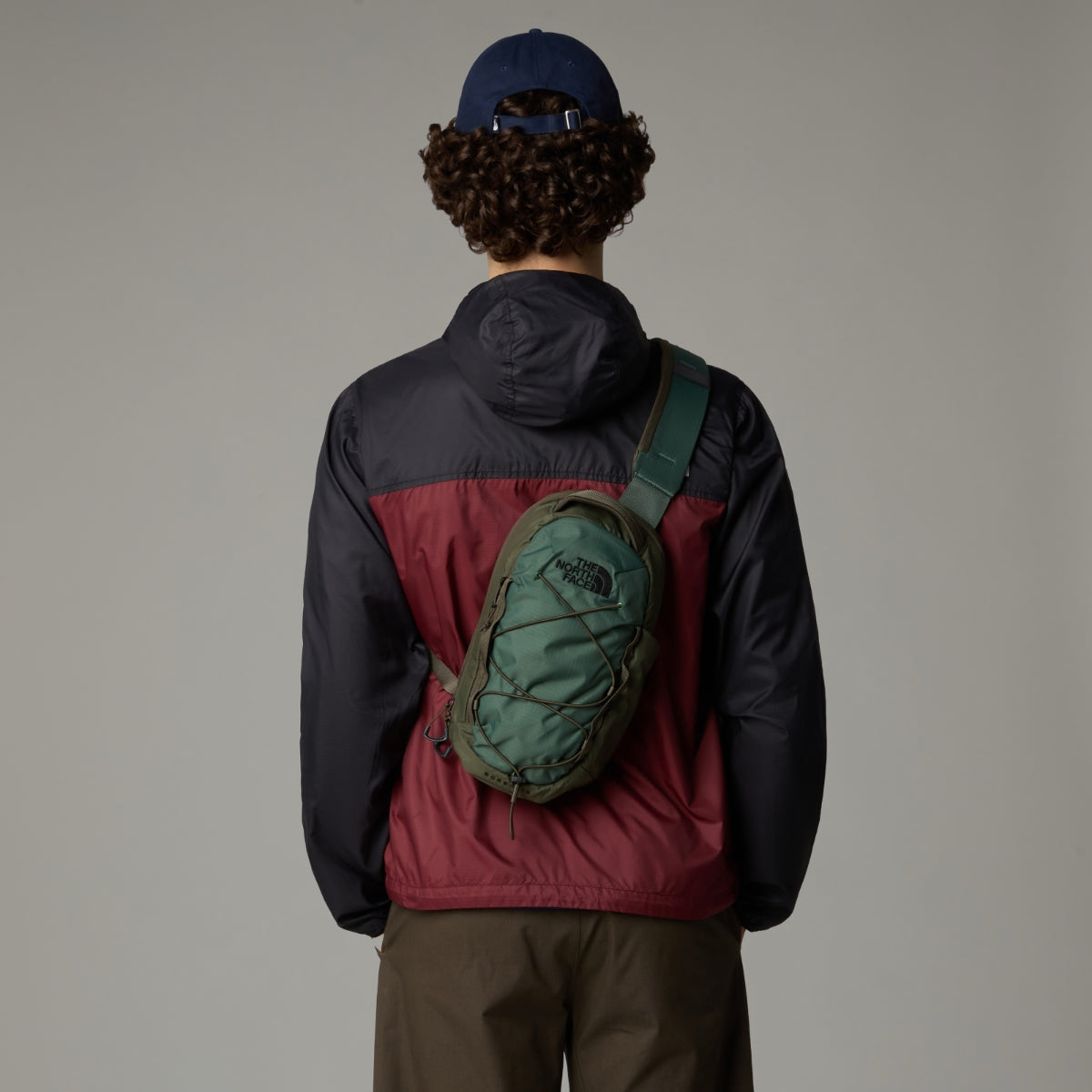 The North Face Borealis SLING Backpack | Duck Green-New Taupe Green