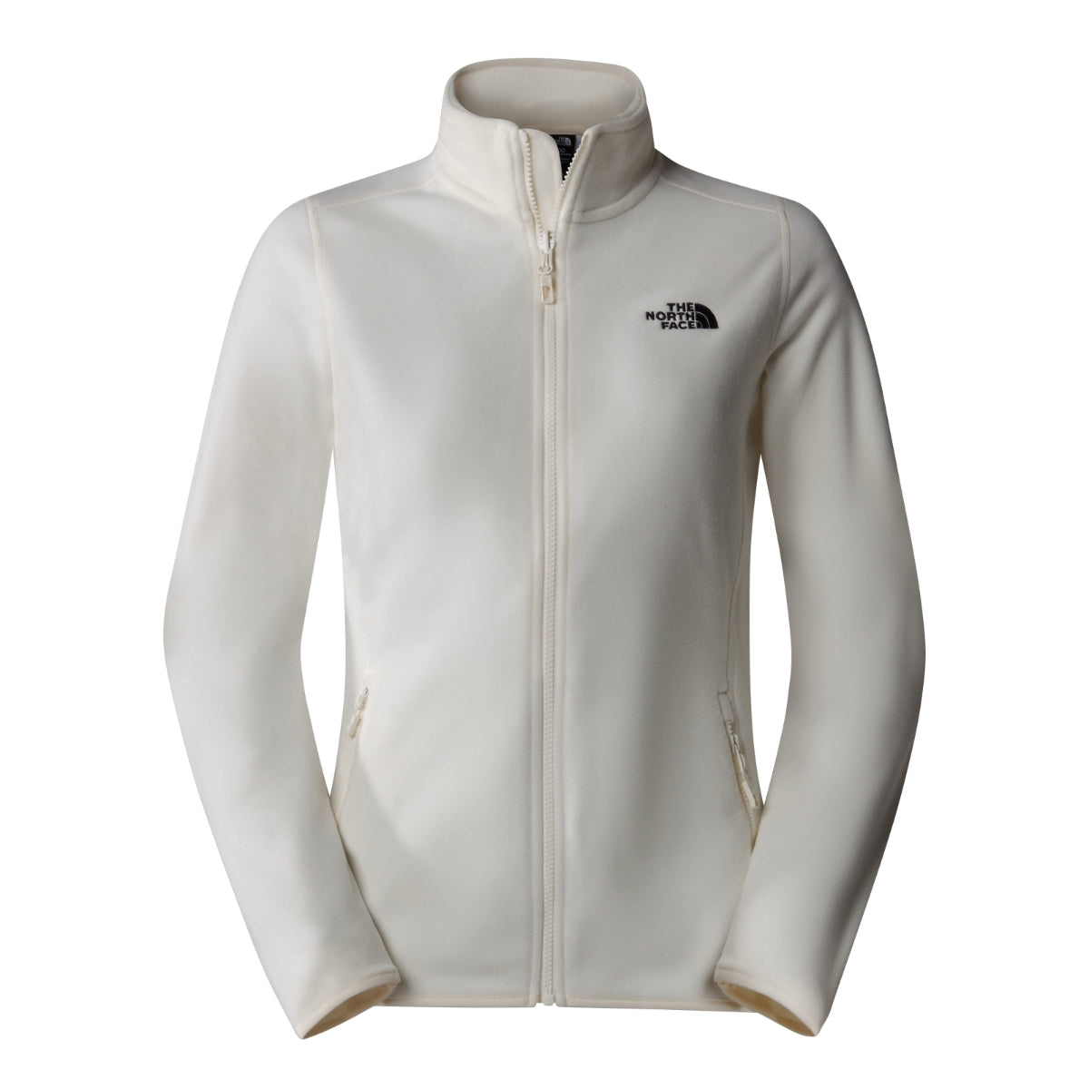 The North Face 100 Glacier Full Zip Fleece Women's Jacket | White Dune-NPF (SS25)