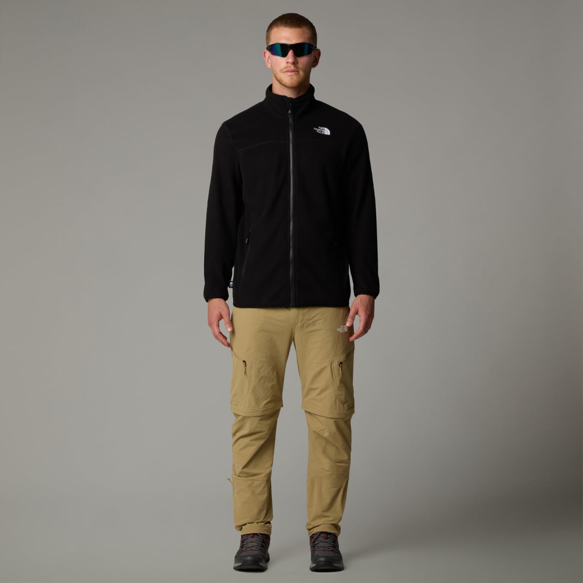 The North Face 100 Glacier Full Zip Fleece Men's Jacket | TNF Black (SS25)
