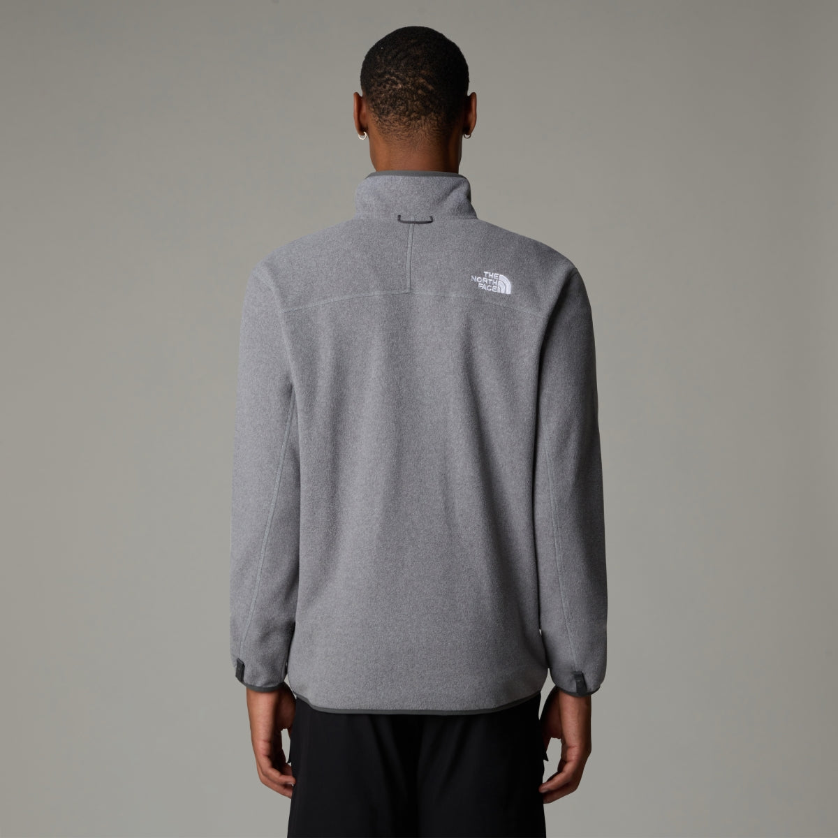 The North Face 100 Glacier Full Zip Fleece Men's Jacket | TNF Medium Grey Heather-NPF (SS25)