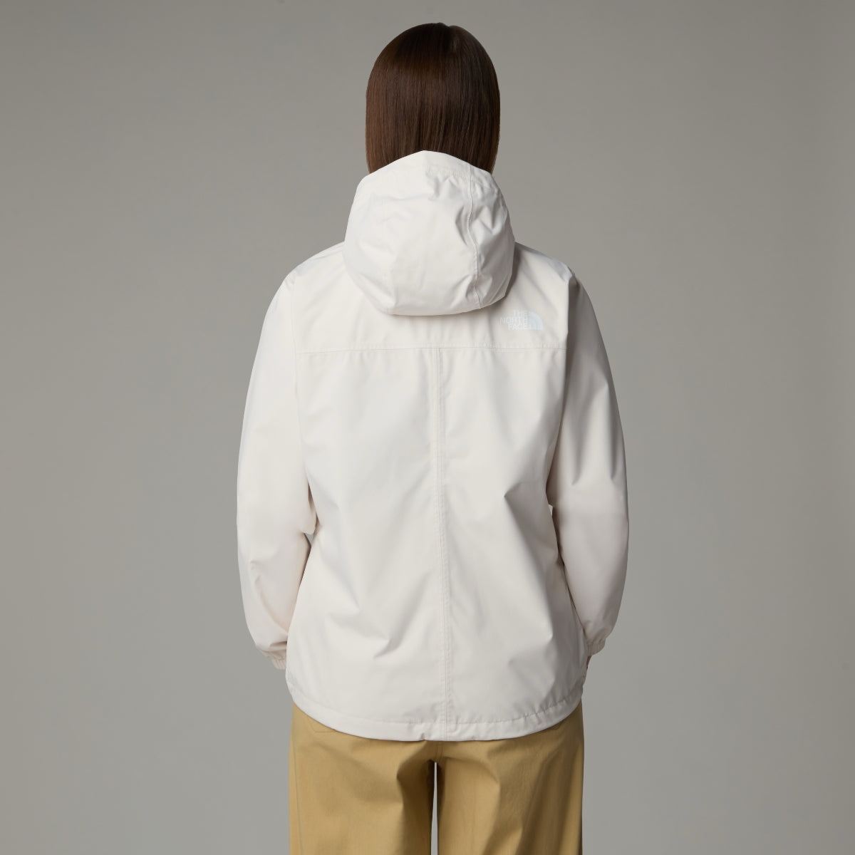 The North Face Antora Waterproof Women's Jacket | White Dune