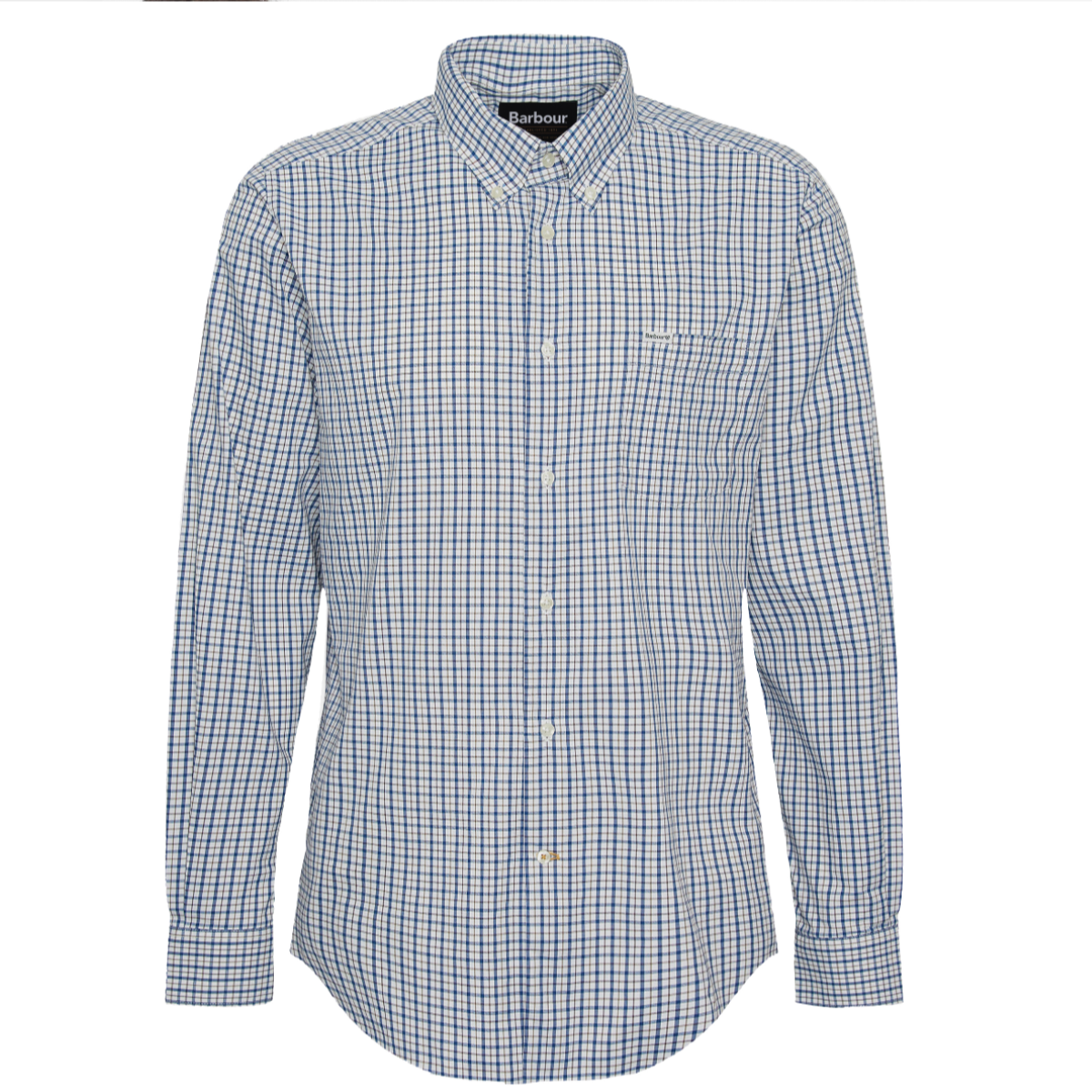 Barbour Teesdale Performance Shirt Tailored Fit | Navy