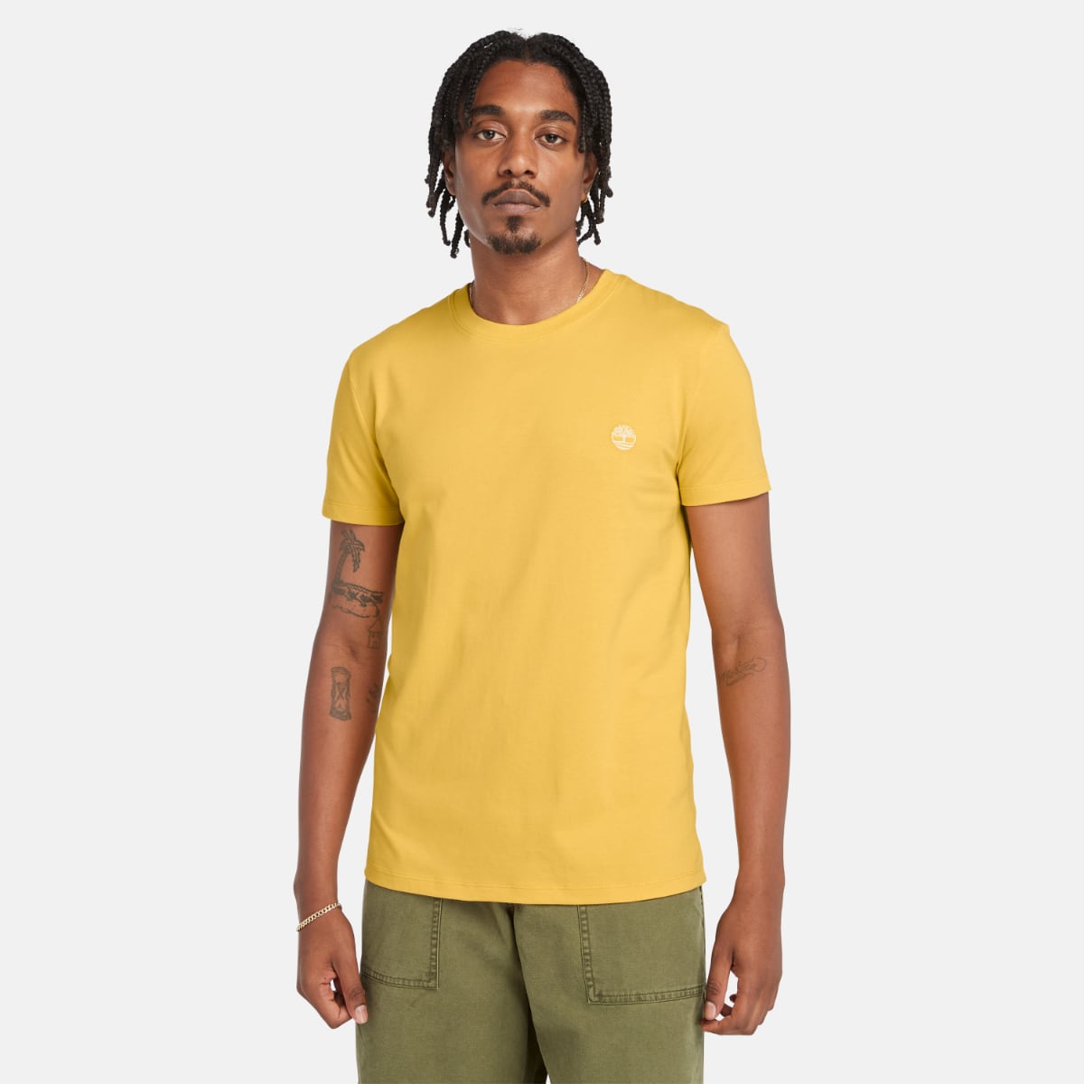 Timberland Dunstan River Men's T-Shirt | Light Yellow