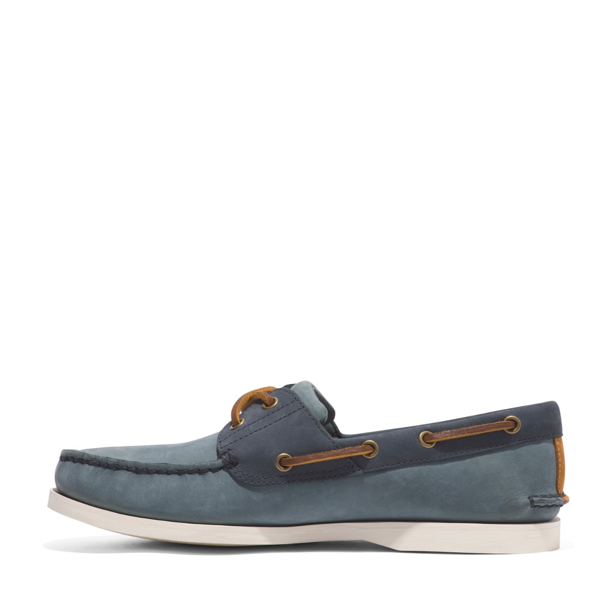 Timberland Classic 2-Eye Men's Boat Shoe | Medium Blue Nubuck (TB 0A2PB8ES2)