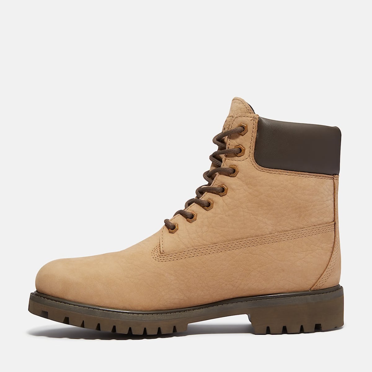 Timberland Premium 6-Inch Waterproof Men's Boots | Mid Beige NuBuck (Model TB 0A6G1RAFH)
