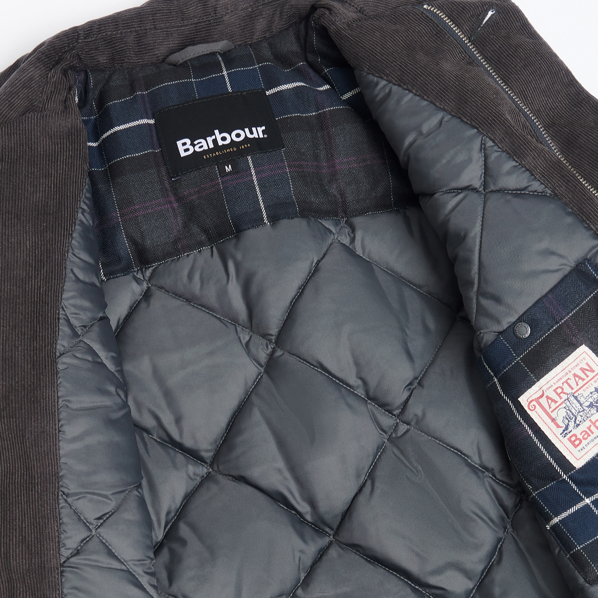 Barbour Winter Lutz Men's Waxed Jacket | Grey