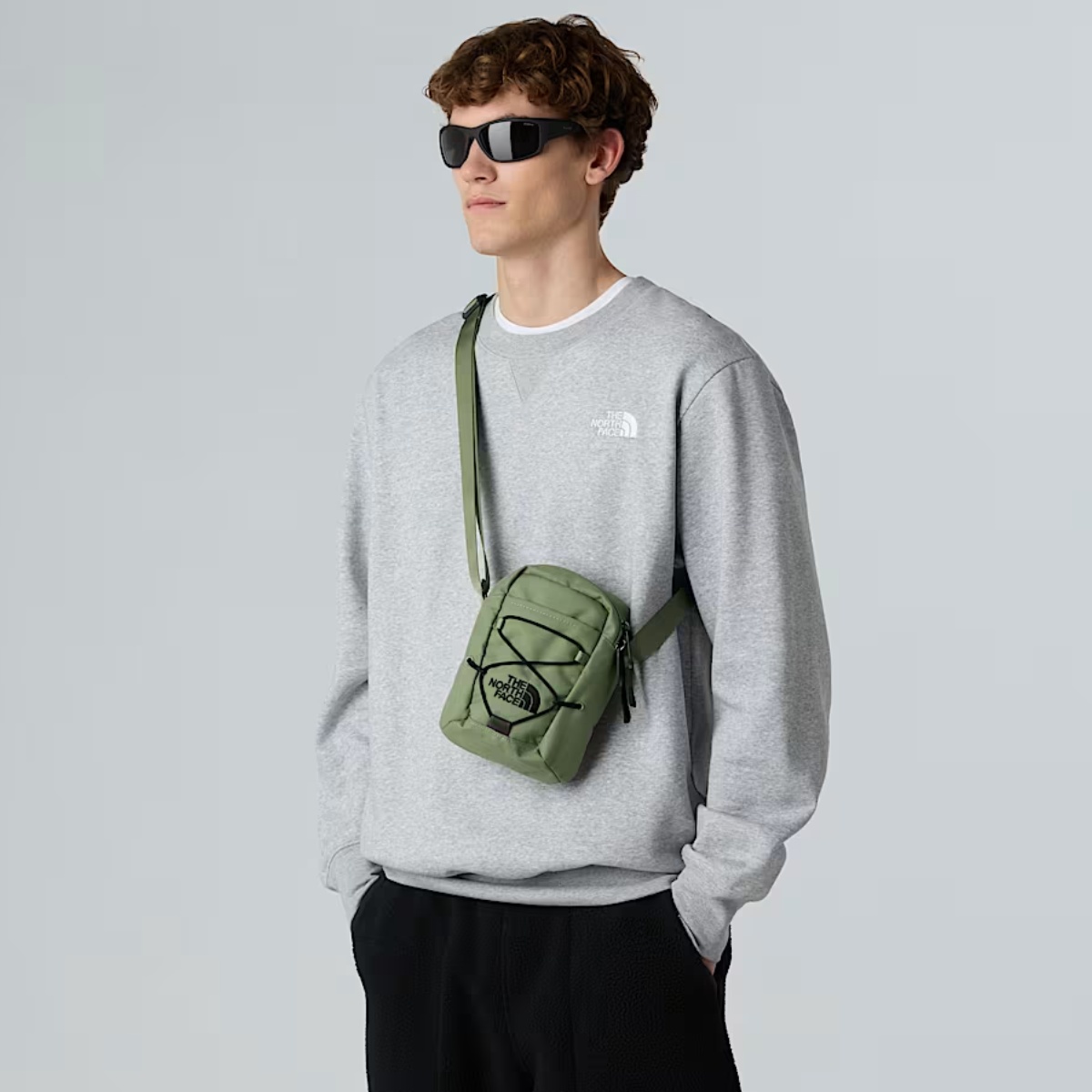 The North Face Jester CROSSBODY | Bark Mist-TNF Black